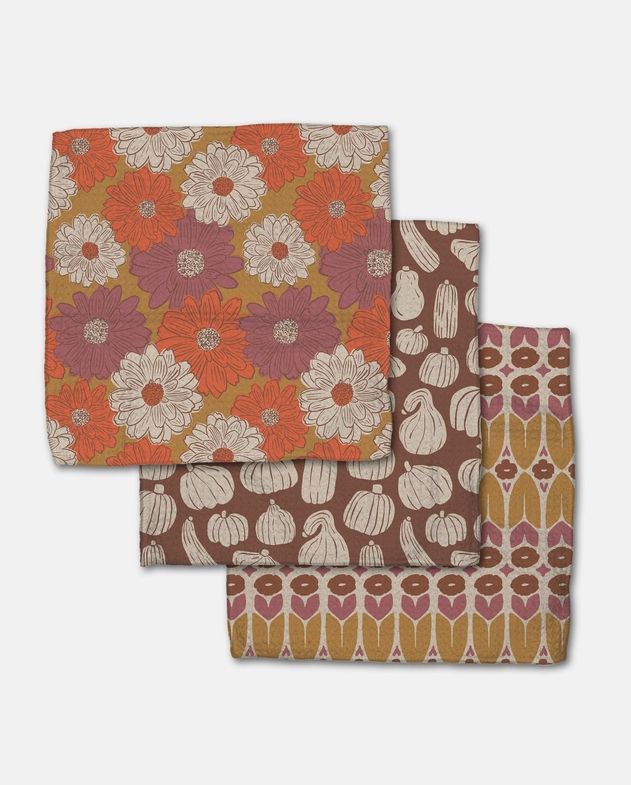 Zinnia Forever Dishcloth Set