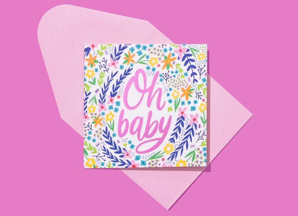 Oh Baby Gift Enclosure Card