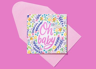 Oh Baby Gift Enclosure Card