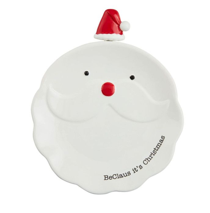 Santa Cheese Plate Hat