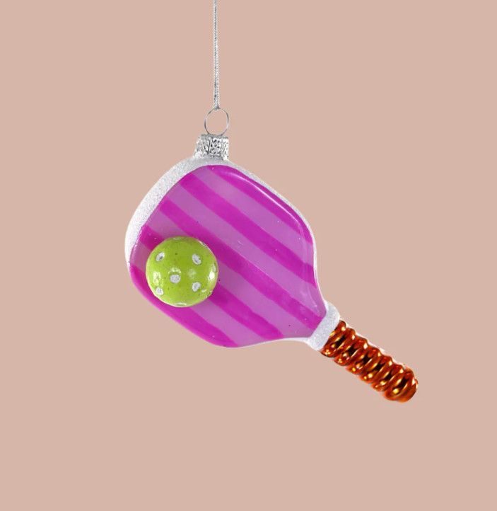 Pickleball Pink Ornament