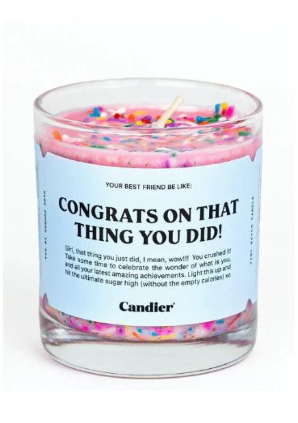 Congrats Candle
