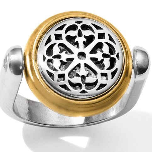 Ferrara Two Tone Reversible Ring