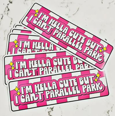 I&#39;m Hella Cute Vinyl Car Decal