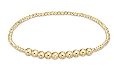 Classic Gold Beaded Bliss Bead Bracelet Gold