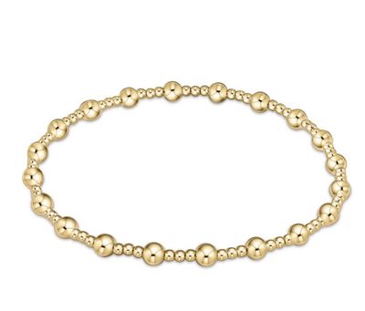 Classic Sincerity Pattern Bracelet Gold