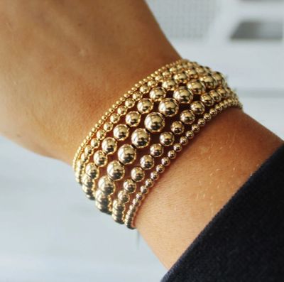 Classic Gold Bead Bracelet