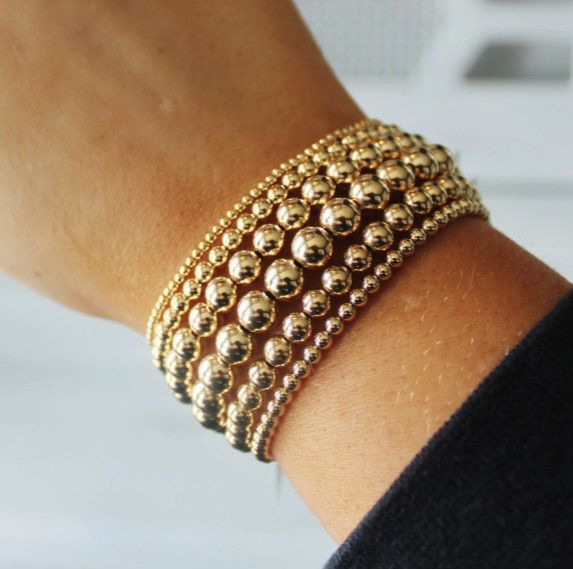 Enewton Classic Gold Bead Bracelet