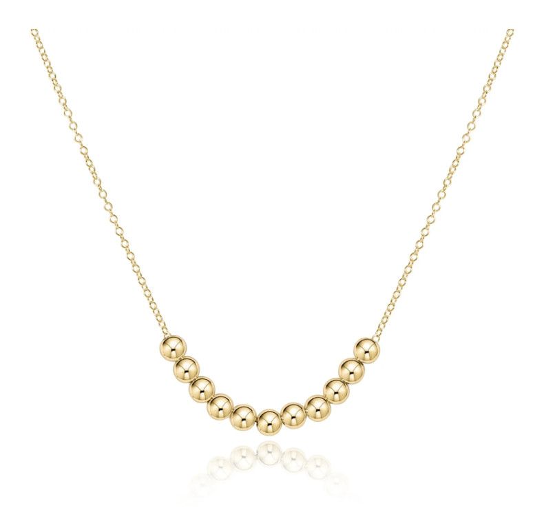 Gold Classic Beaded Bliss 16&quot; Necklace