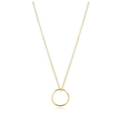 Halo Charm 16&quot; Necklace