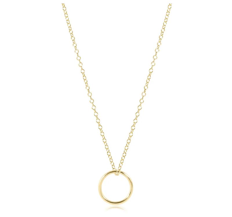 Halo Charm 16&quot; Necklace