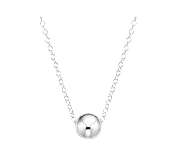 Classic 8mm Sterling 16" Sterling  Necklace