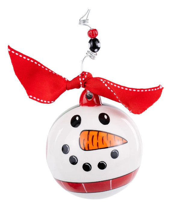 Snowman Ball Ornament