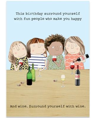 Surround Yourself Birthday Card