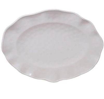 Perlette Cream Melamine Oval Platter
