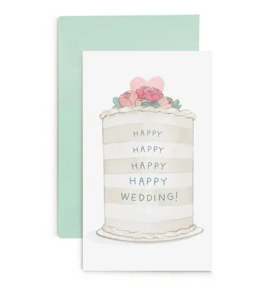 Frosted Wedding Enclosure Card