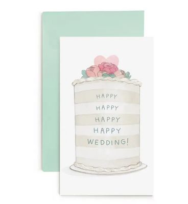 Frosted Wedding Enclosure Card