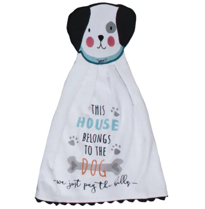 Dog&#39;s House Hang Up Kitchen Towel