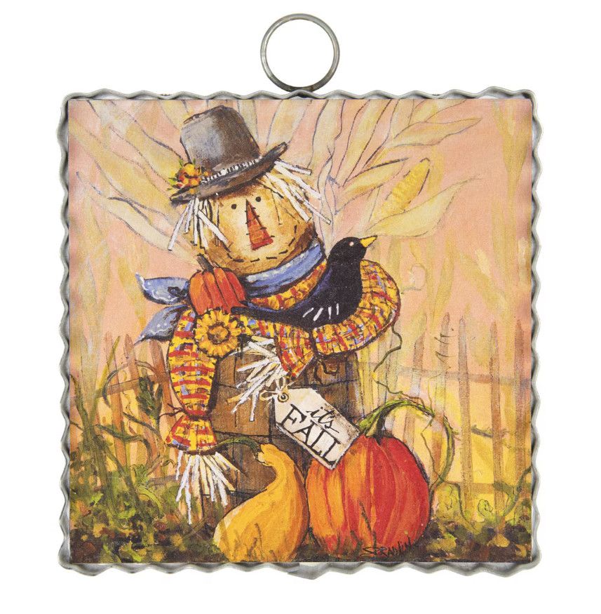Round Top© Attachment | Mini Gallery Scarecrow in Barrel