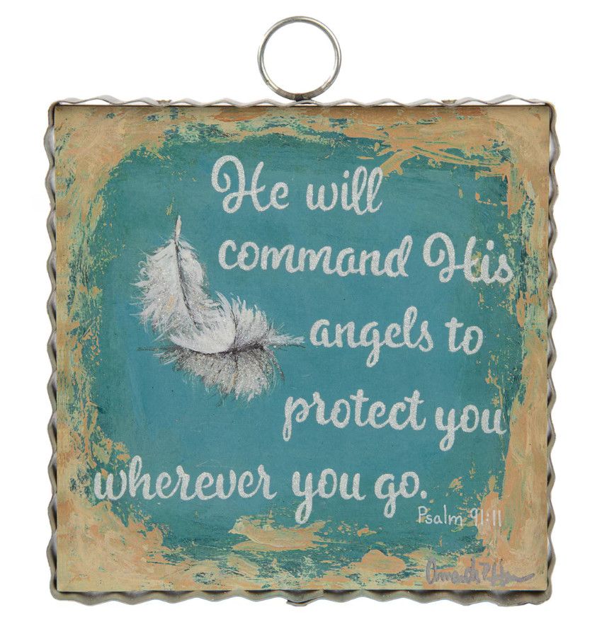 Round Top© Attachment | Mini Hamilton An Angels Protection Ps 91:11