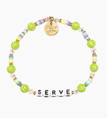 Serve Deuce White | Little Words Bracelet