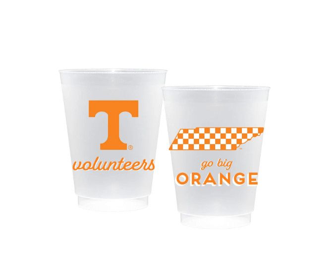 Tennessee University Of Tennessee® Frost Flex Plastic Cups Set of 10