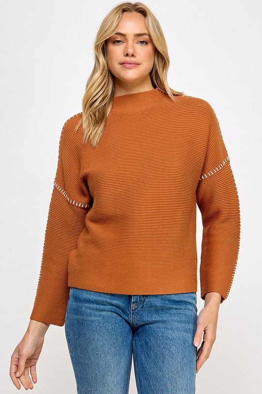 The Ryland Sweater, Color: Ginger, Size: S