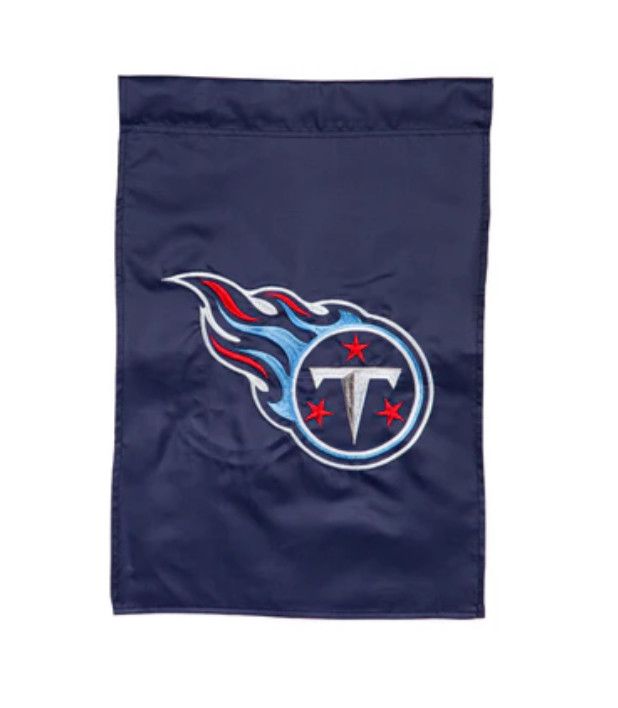 Tennessee Titans Applique Garden Flag