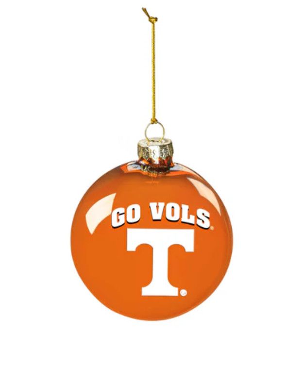 University of Tennessee Blown Glass Ornament