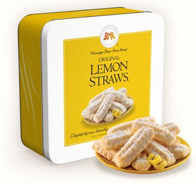 Original Lemon Straws Tin | 10oz