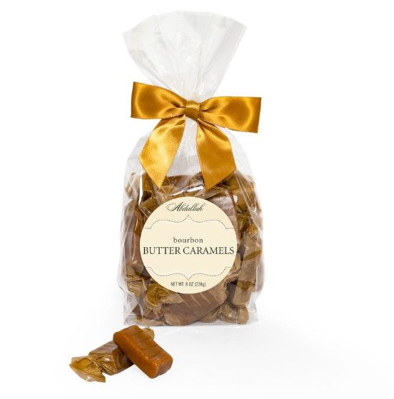 Twist Wrap Bourbon Caramels with Bow | 8oz