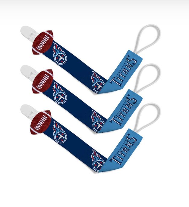 Tennessee Titans® Pacifier Clip 3 Pack