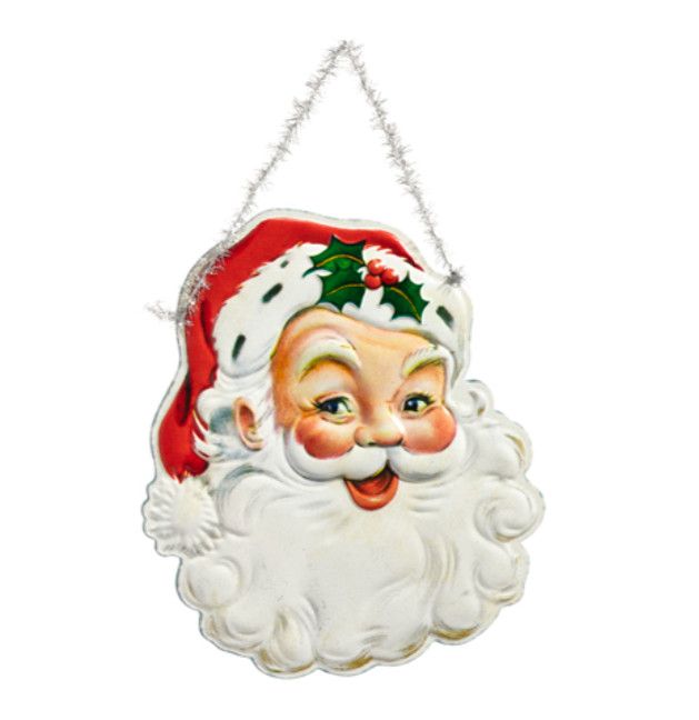 Classic Santa Wall Ornament 12&quot;