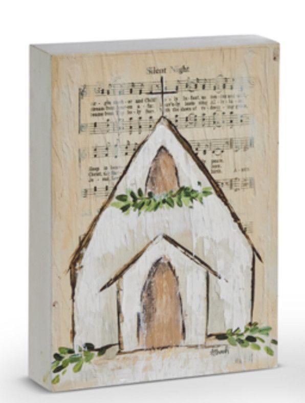 Silent Night Music Sheet Church Block