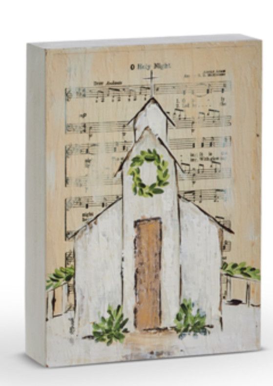 O Holy Night Music Sheet Church Block