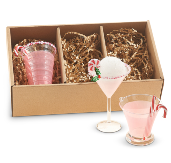 Peppermint Cocktail Ornament