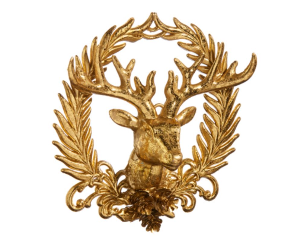 Deer in Wreath Ornament