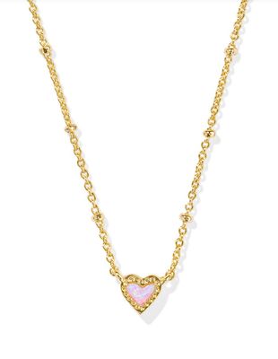 The Mini Ari Heart Satellite Pendant Necklace