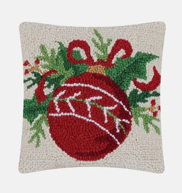 Christmas Ornament Square Pillow