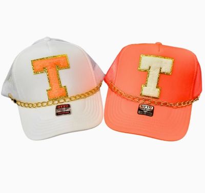 Tennessee Chained Trucker Hat, Color: White