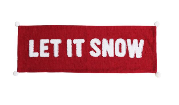 Let It Snow Lumbar Pillow