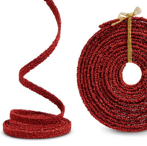 Red Beaded Garland