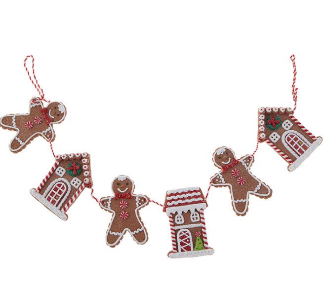 Gingerbread Garland 30&quot;