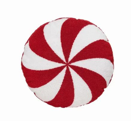 Large Peppermint Shaped Pillow