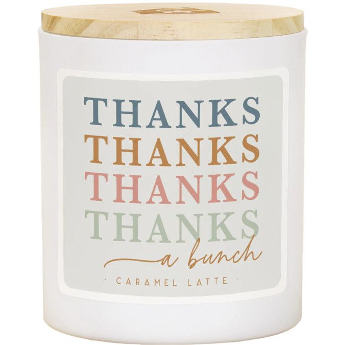 Thanks A Bunch Candle Caramel Latte Scent