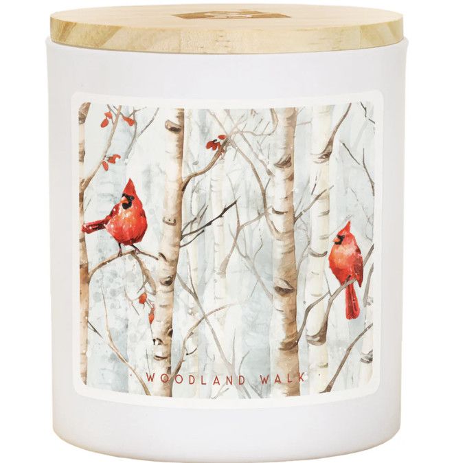 Cardinal Birch Trees Candle Woodland Walk Scent