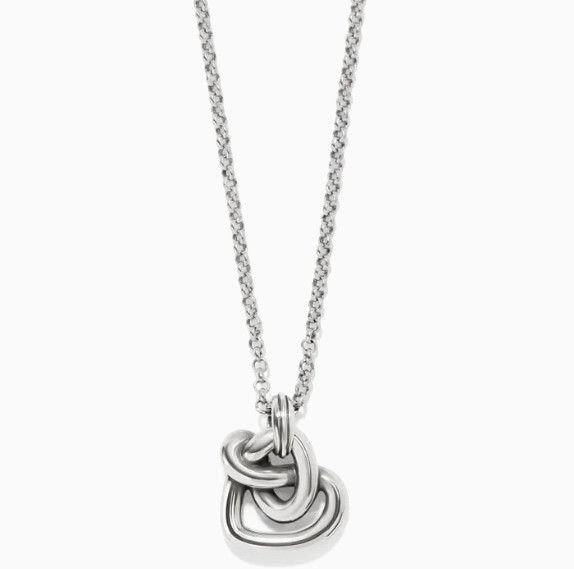 Interlok Curve Heart Necklace