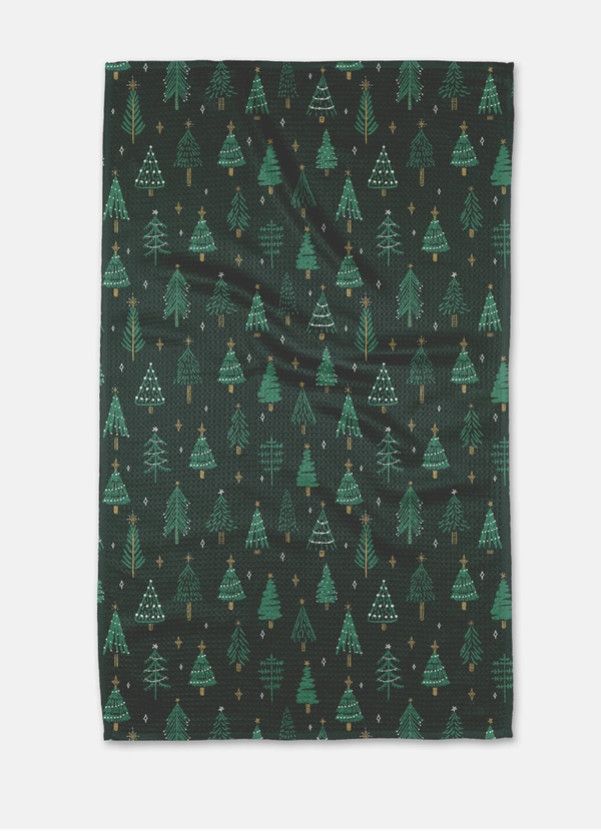 Pine Christmas Tea Towel
