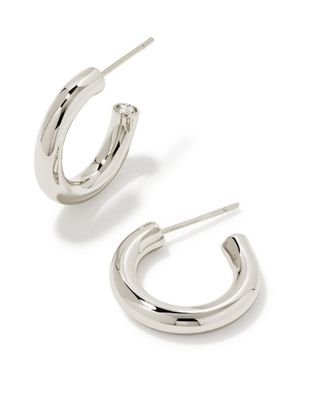 The Colette Silver Huggie Earring