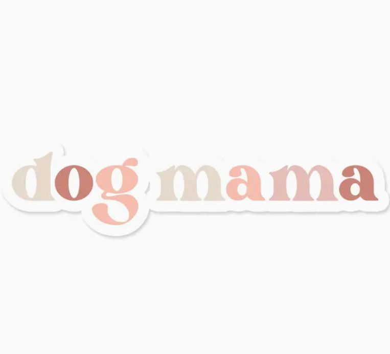 Dog Mama Vinyl Sticker